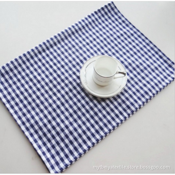 100% cotton waffle grid custom embroidered logo tea towel